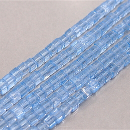 Kryształ Ołowiany Niebieski Sześcian 4x4x4 mm