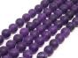 Jade Matt beads 8mm Plum cord 40cm