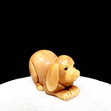 Rzeźba,Netsuke, Piesek, 25/44/23