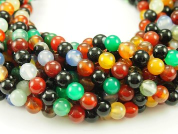 Agat Multicolor Kule 8 mm 