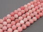 Jade Matt beads 8mm Pink cord 40cm
