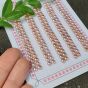 Perła Naturalna do Wklejania Fioletowa 4x4,5 mm Sztuka Kaboszon - 2