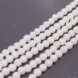Jade Balls 4.5mm White Rope 40cm