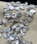 Perła Naturalna Srebrna Keshi 19x17x4 mm - 2