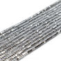 Hematyt Nakrętka Sześciokąt 1x2 mm Srebrny - 2