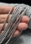 Hematyt Srebrny Oponka 2x1 mm Sznur 40cm - 2