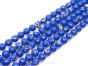 Jasper Emperor balls 6mm navy blue Cord 40cm