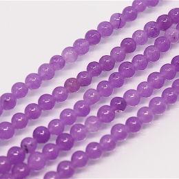 Jade Balls 4.5mm Purple Rope 38cm