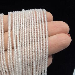 Kryształ Górski Kulka Fasetowana 2 mm 