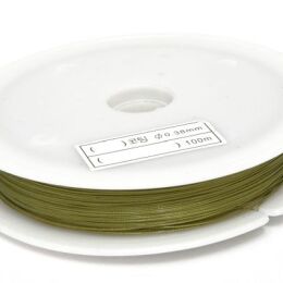 Jewellery rope 0.38mm Olive Spool 100 meters