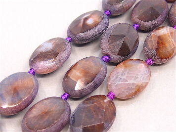 Agat Owal Fasetowany 18x25 mm