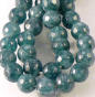 Jade balls facetted 6mm Marine Cord 64pcs