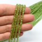 Oliwin (Perydot) Kostka Fasetowana 3x3 mm  - 2