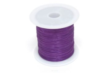 Jewellery Silicone Rubber 0.5mm Dark Violet Spool 15 meters