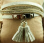 Eco Leather Bracelet Double braided 39cm - 2