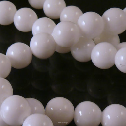 Pastel jade beads 8mm White cord 40cm