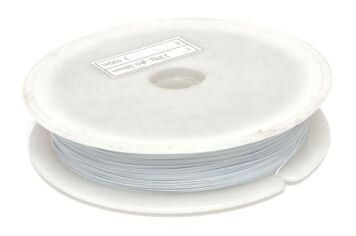 Schmuck Seil 0.38mm weiß Spule 100 Meter