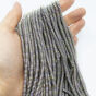 Hematyt Oponki 4/2mm Srebrno Zielono Fioletowy Matowy Sznur 40cm - 2
