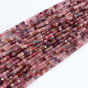 Spinel Cieniowany Czerwony Kostka Fasetowana 3x3 mm - 3