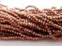 Fianit Oponki Fasetowane 3/2 mm Antyczne Złoto 