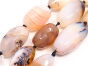 Agat Jasny Stopniowany Oliwka Fasetowana 18x26-20x40 mm - 2